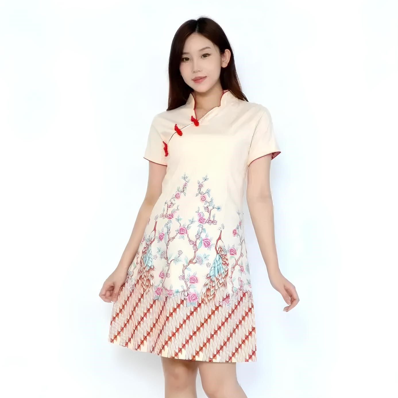 Batik Cheongsam – Blossom Harmony