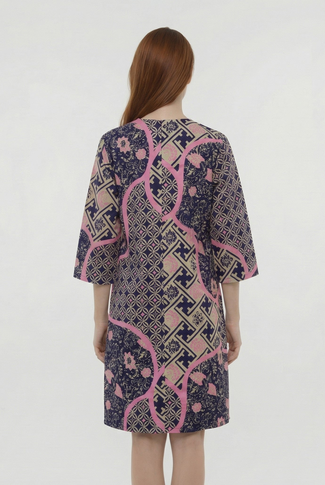Women's Batik Kimono Dress - Artistic Heritage