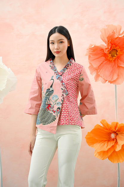 Women's Batik Kimono - Tropical Elegance