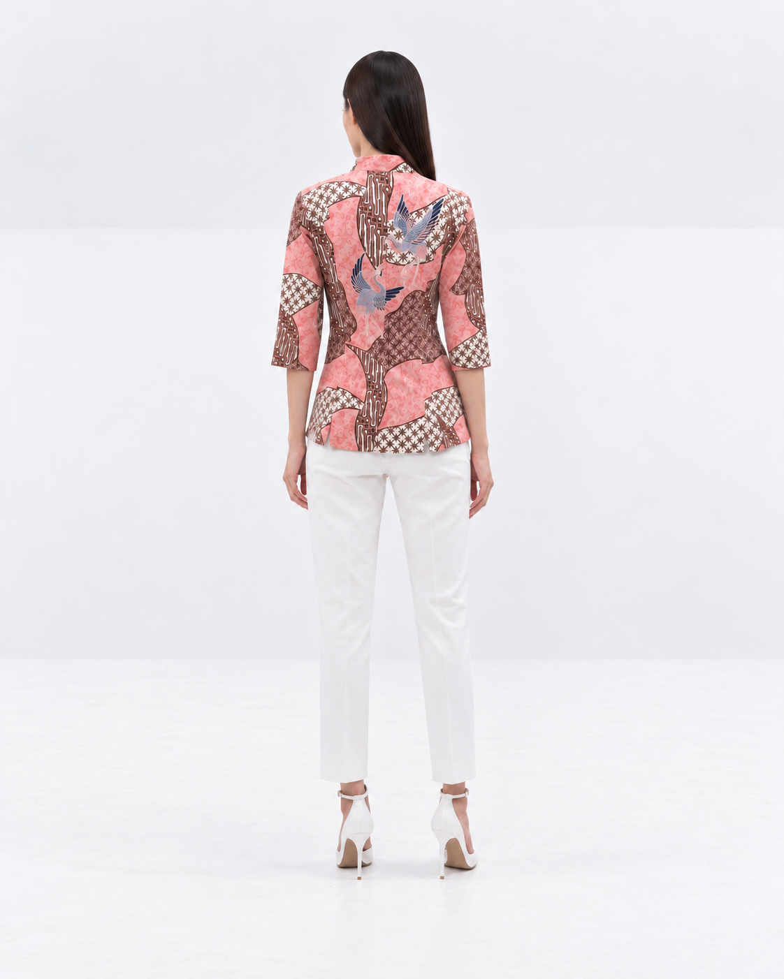 Women’s Batik Tang Suit – Prosperity in Bloom | Pink