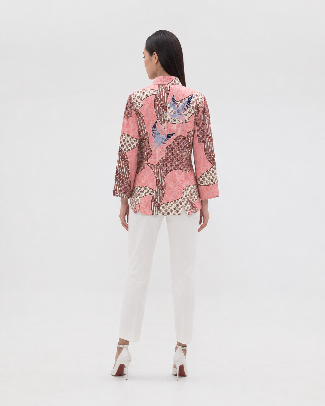 Women’s Batik Tang Suit – Prosperity in Bloom