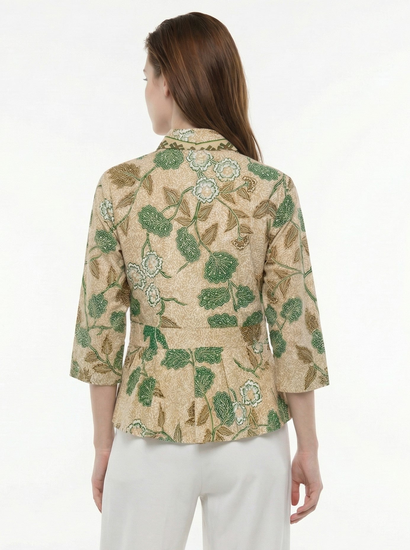 Women's Batik Kebaya - Peony Bird Paradise