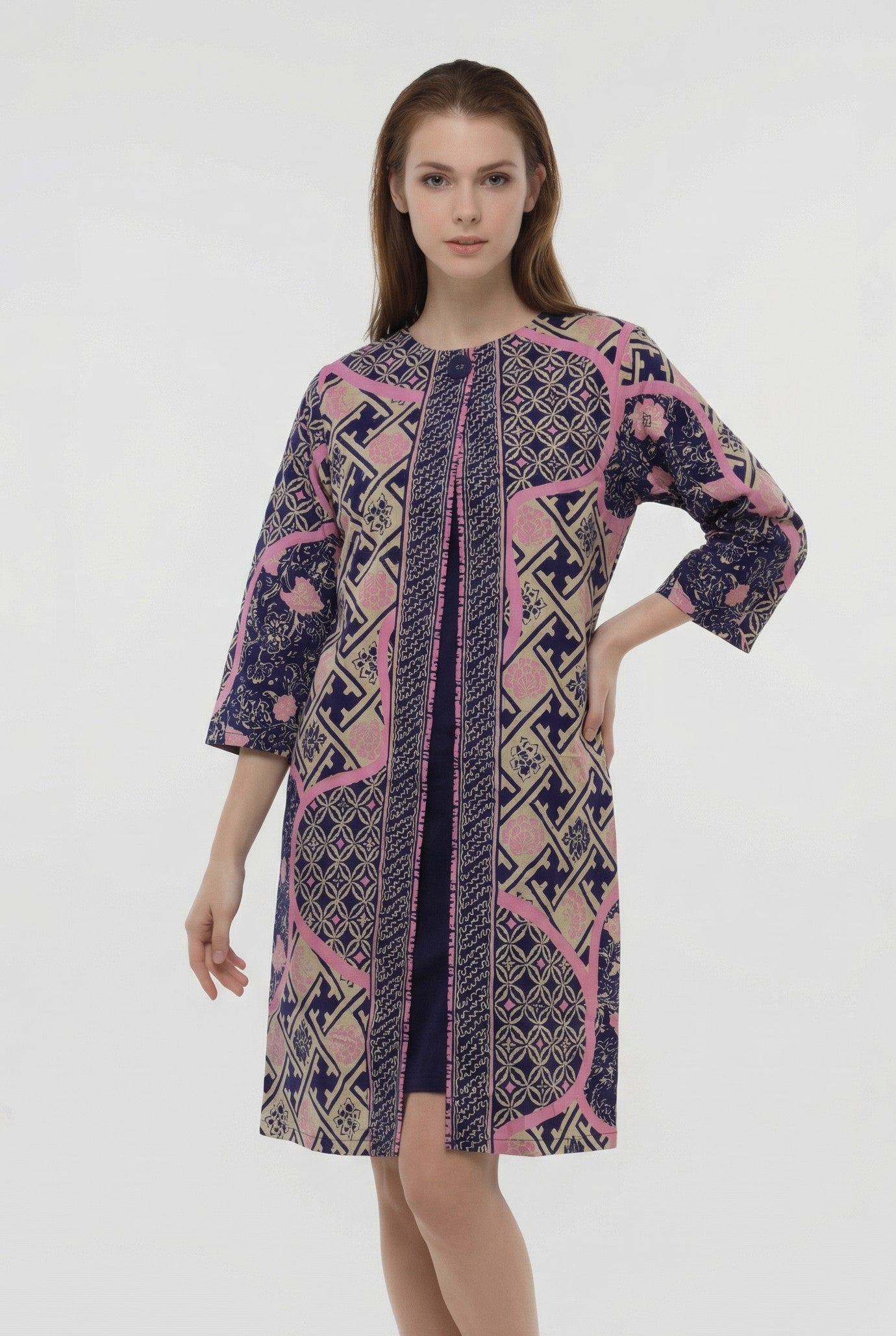 Women's Batik Kimono Dress - Artistic Heritage