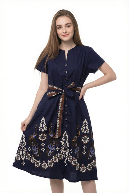 antik batik myle midi dress Antik Batik 'Dalli' Embroidered Maxi Dress in Navy - Queen Letizia Dresses