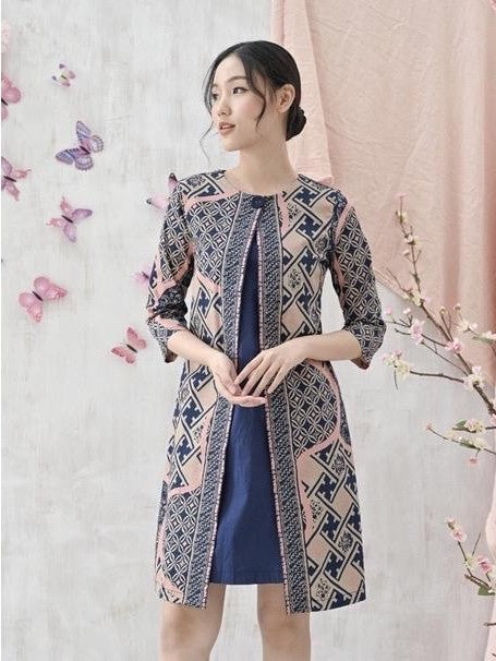 Women's Batik Kimono Dress - Artistic Heritage