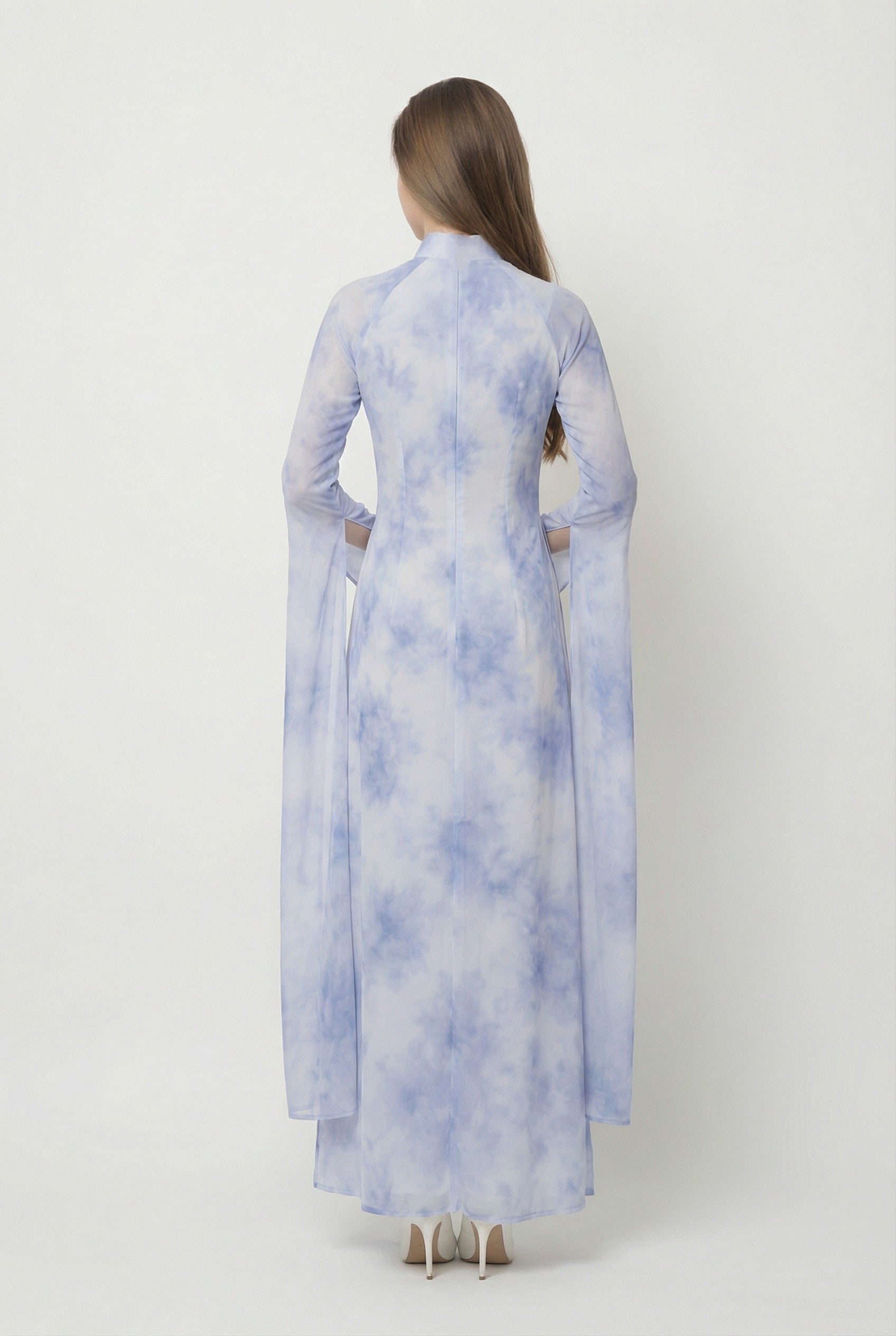 Womens Fusion Batik Dress - Lavender Princess