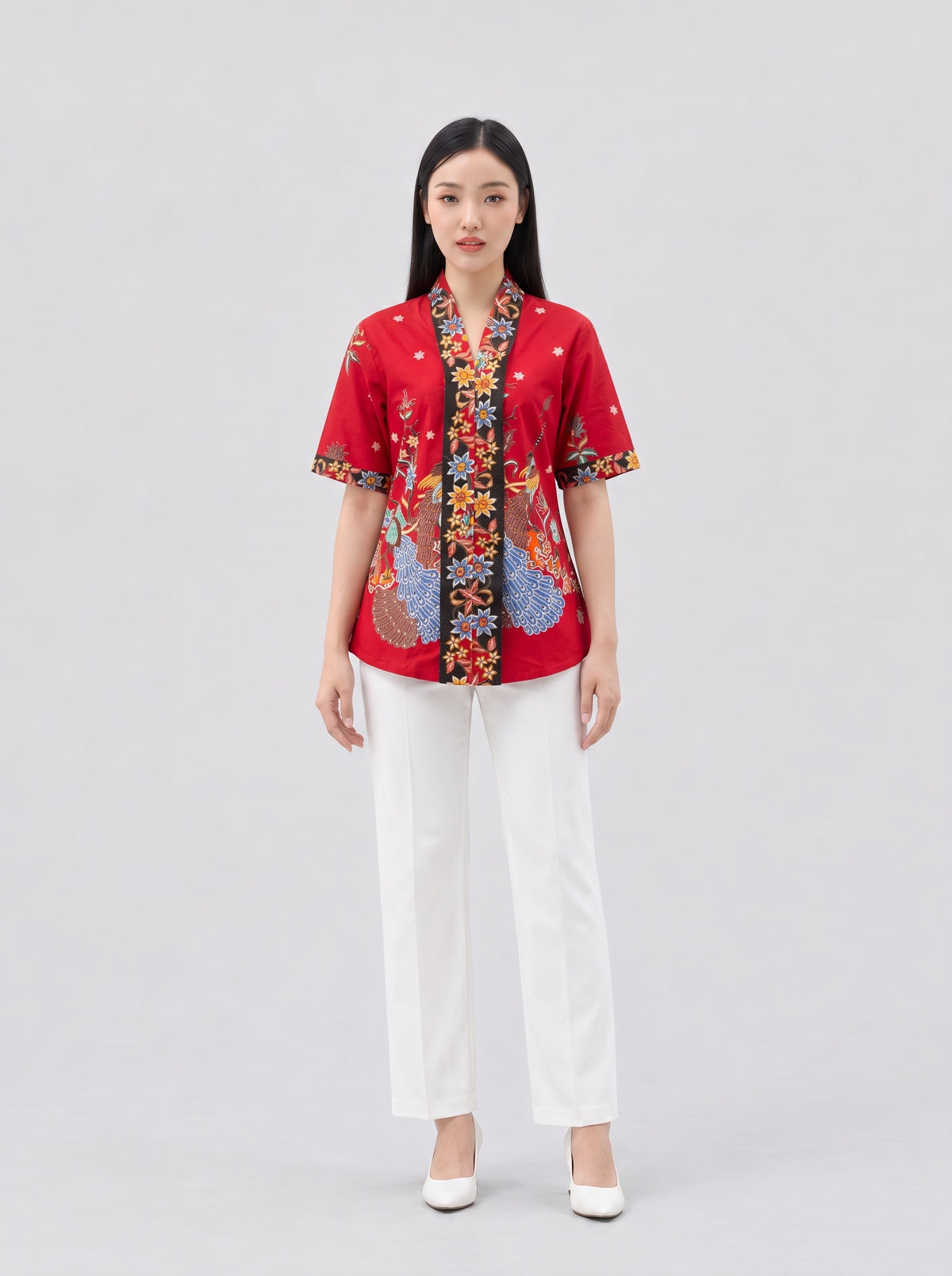 Women's Kebaya Blouse - Phoenix Prosperity