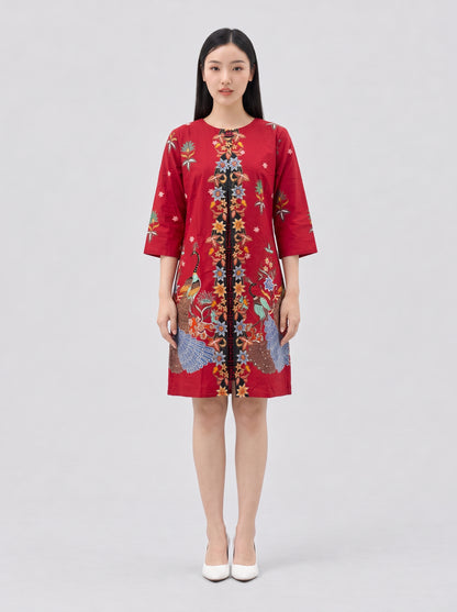 Women's Batik Kimono Dress - Phoenix Prosperity