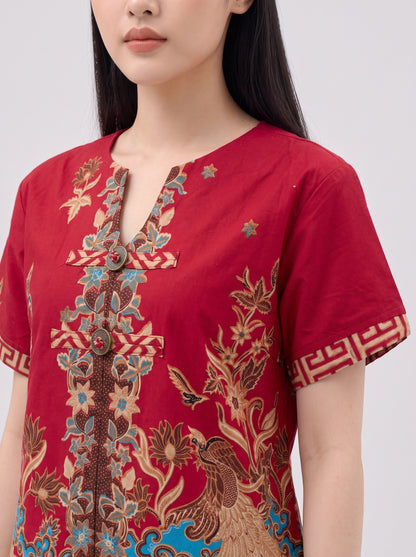 Women's Batik Tang Suit - Phoenix Prosperity