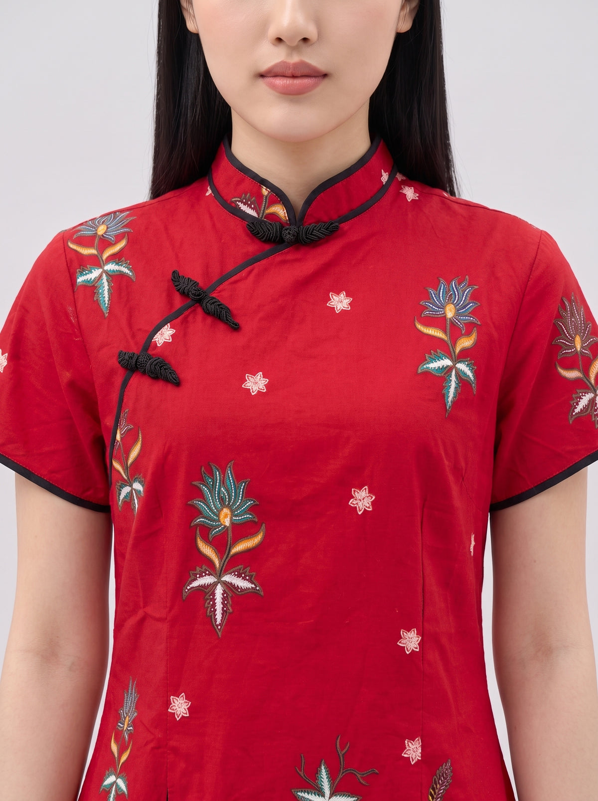Women's Batik Cheongsam - Phoenix Prosperity