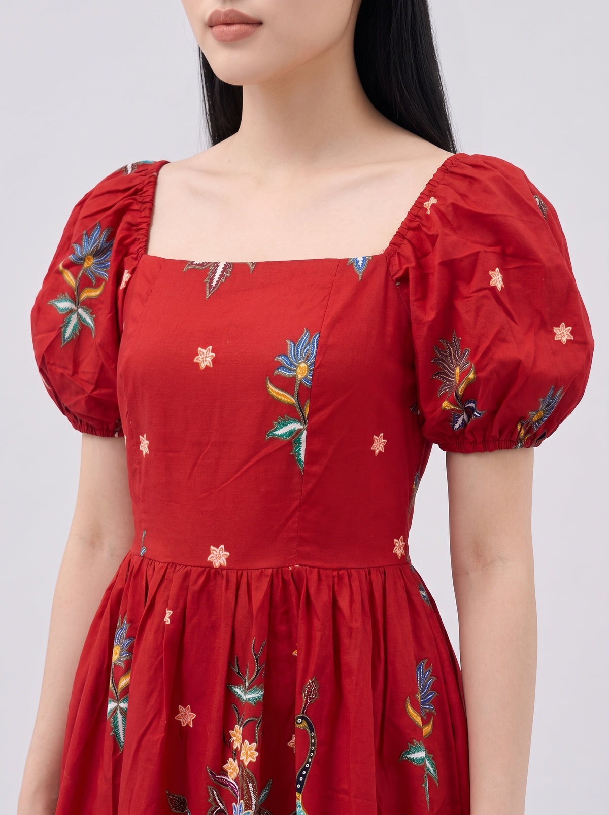 Women's Puff Sleeve Dress - Phoenix Prosperity