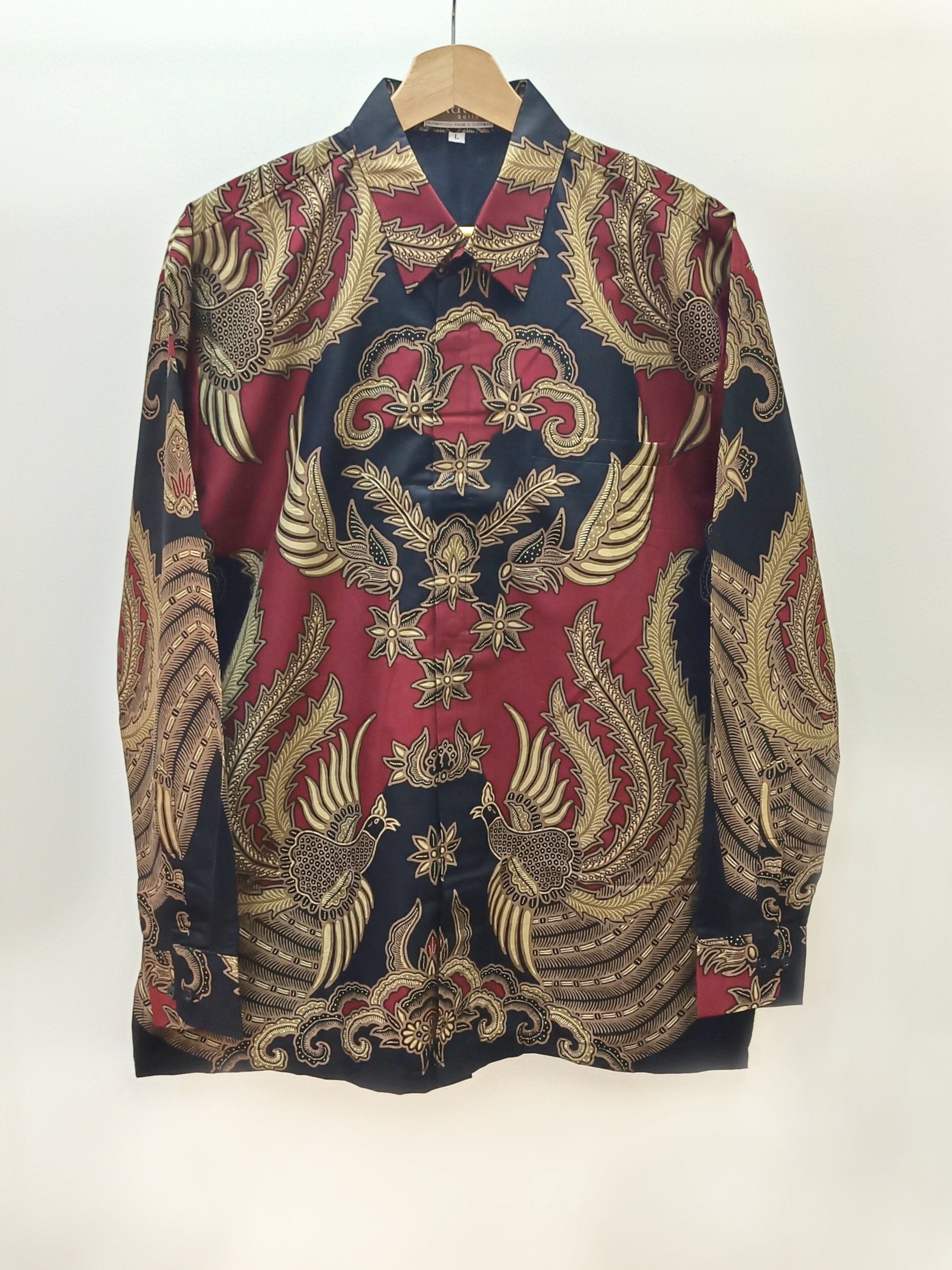 Men's Batik Shirt - Majestic | Long Sleeves
