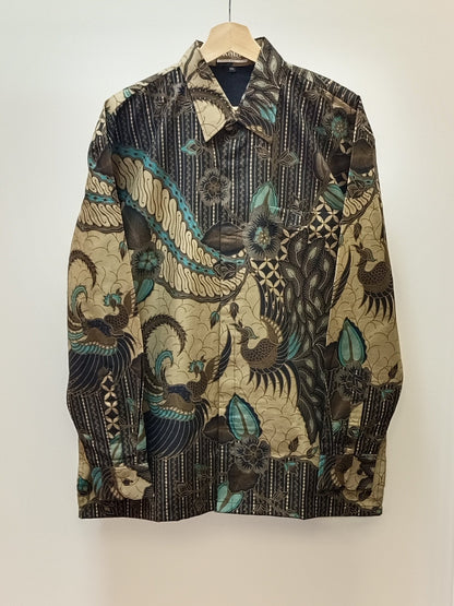 Men's Batik Shirt - Nature-Inspired | Long Sleeves